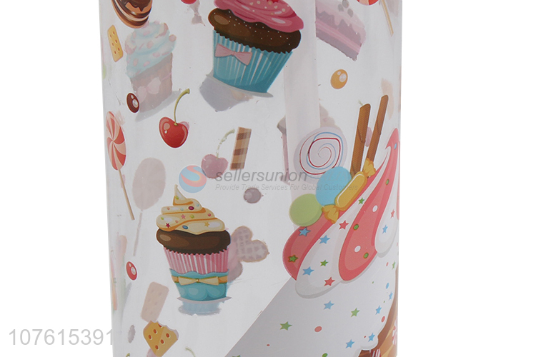 Good quality delicate plastic straw water bottle for women and girls