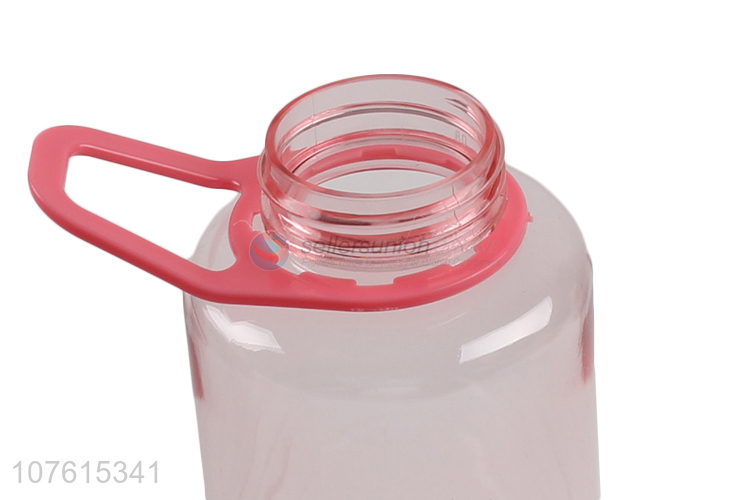 Popular products clear colored plastic water bottle portable sports bottle