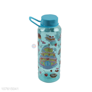 New design food grade bpa free plastic water bottle drinking bottle