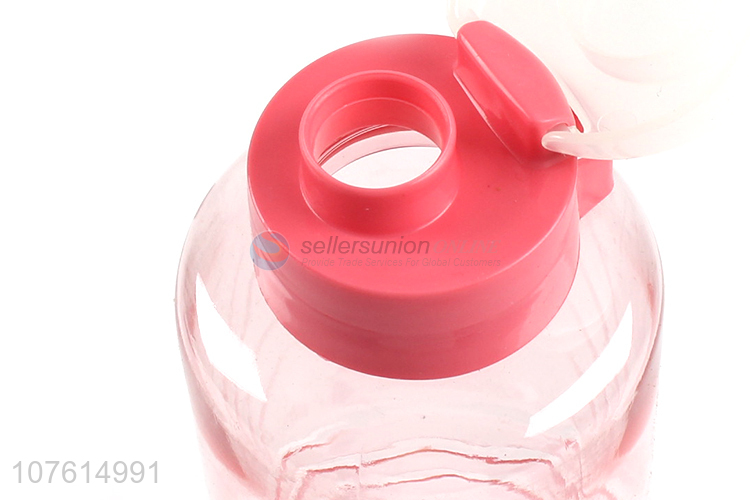 Hot selling clear colorful plastic water bottle portable drinking bottle