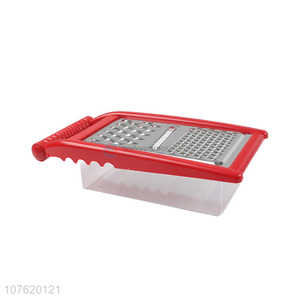 Top Quality Stainless Steel Grater With Plastic Storage Box