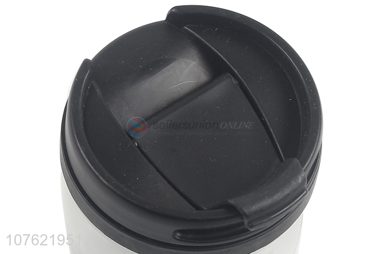 Hot selling 350ml doubel-wall mug plastic water bottle car tumbler