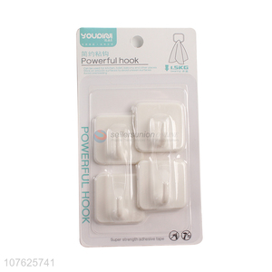 New arrival heavy duty wall mounted hook powerful adhesive hooks