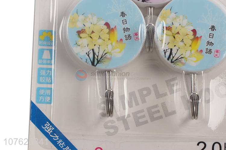 Top seller powerful wall mounted hook traceless adhesive hooks