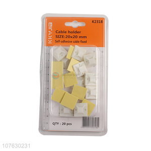 Hot sale adhesive cable tie mount plastic wire clamp