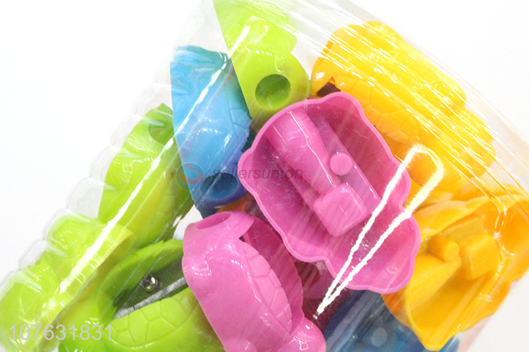 Factory Wholesale Animal Shape Plastic Pencil Sharpener Set