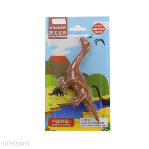 Hot Selling Dinosaur Shape Eraser Kids Pencil Eraser