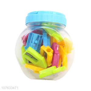 Cute Design Colorful Plastic Pencil Sharpener