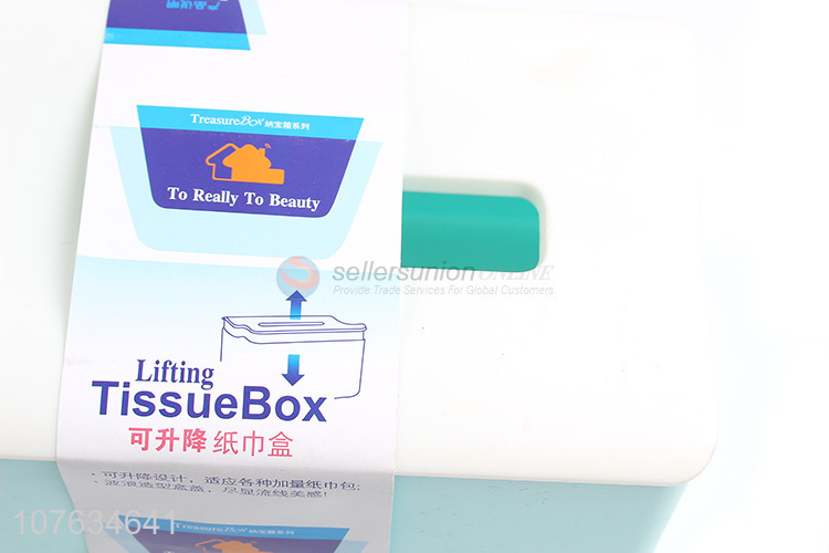 High quality plastic tissue box tissue container tissue holder