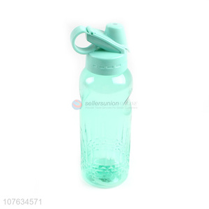 High quality macaron color plastic water bottle with handle