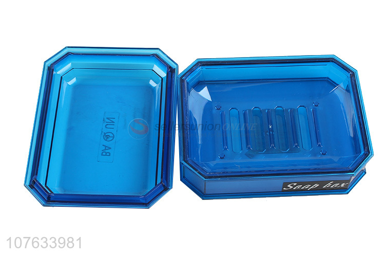 New products crystal plastic soap box portable travel soap holder