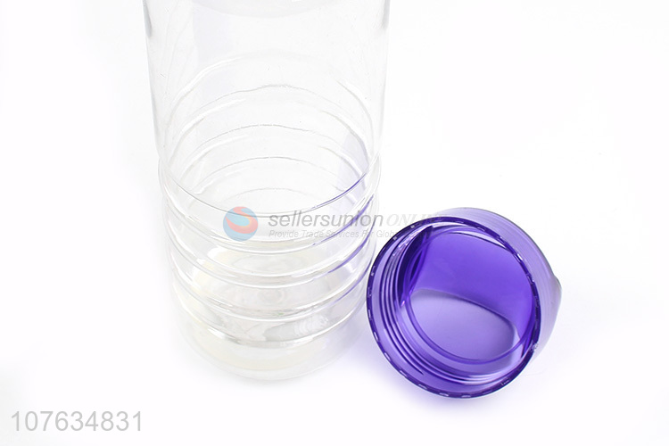 Wholesale portable plastic water bottle unbreakable drinking bottle