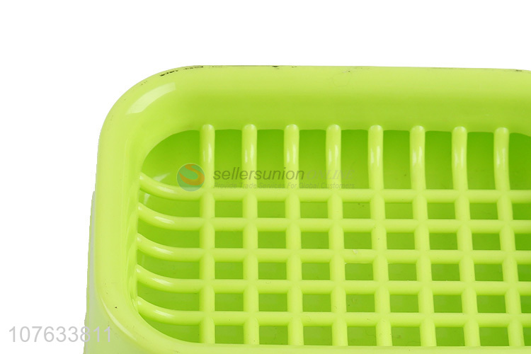 Wholesale rectangular plastic soap dish bathroom accessories