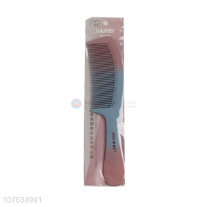 Hotsale fashionable care smooth personalized plastic hair comb