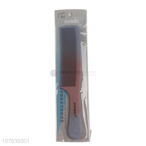 Best selling colorful plastic comb eco-friendly hair comb