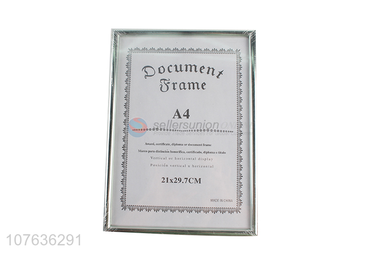 Cheap price hang on the wall plastic photo/picture frame