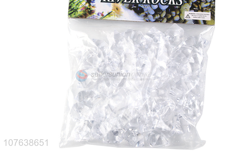 New products transparent color broken stones fish tank ornaments