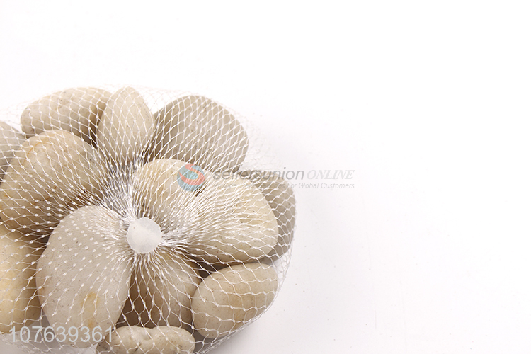 High quality irregular pebbles 2-3cm white stone