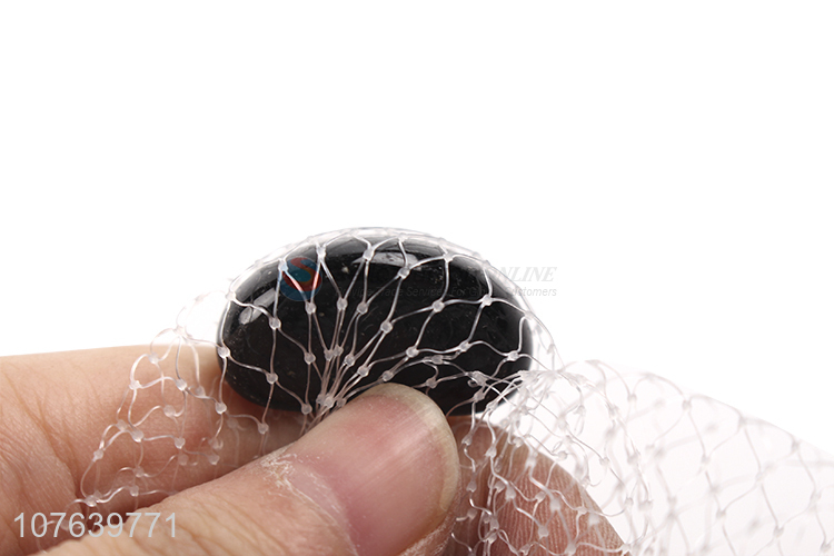 High-quality ornamental transparent cashew shape black glass beads