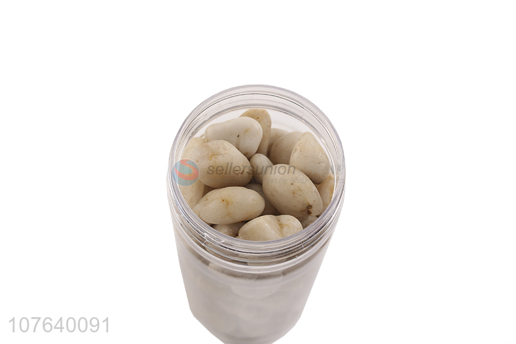 Good quality 0.8-1.2cm bonsai decoration white sand stone