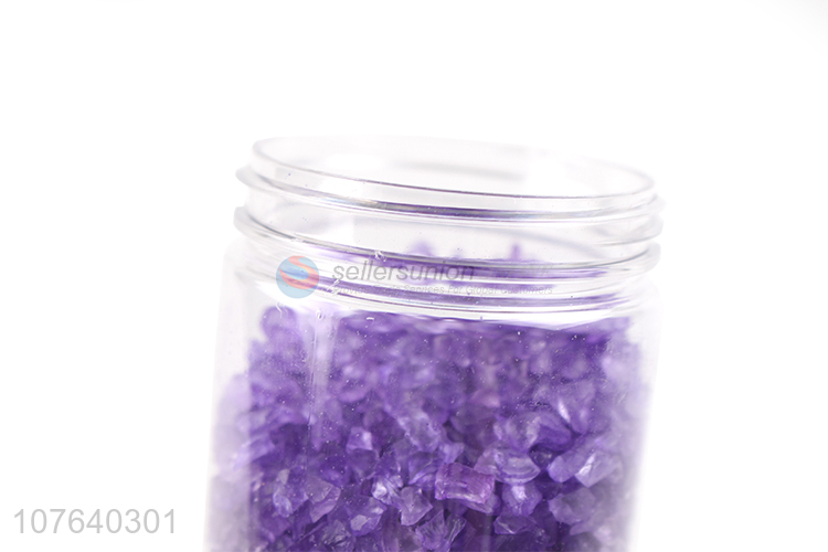 Hot sale decorative purple tube glass sand