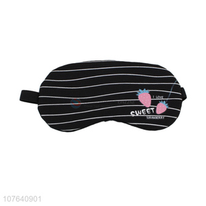 Good quality strawberry printed gel sleep eye mask office eye mask