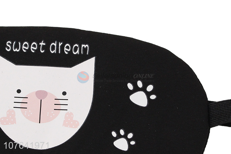 Wholesale cute cartoon cat hot compress ice compress sleep eye mask