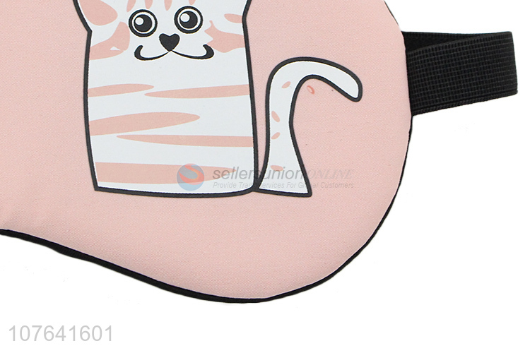 New arrival cartoon cat cooling gel eye mask hot pack eye mask