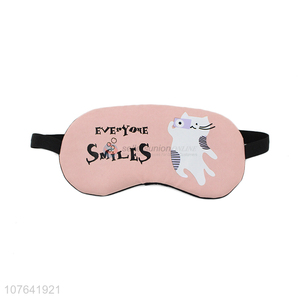 New products cartoon cat home travel gel blindfold sleeping eyeshade