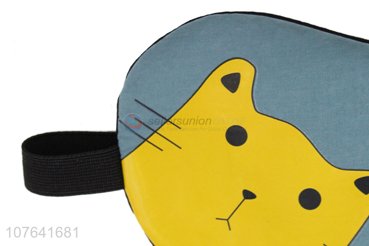 High quality cartoon cat home travel gel blindfold sleeping eyeshade