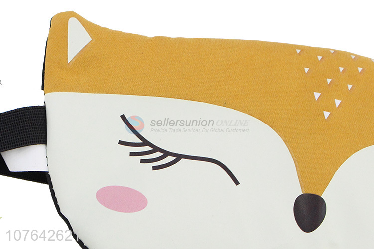 Good sale cartoon fox shape gel sleep eye mask office eye mask