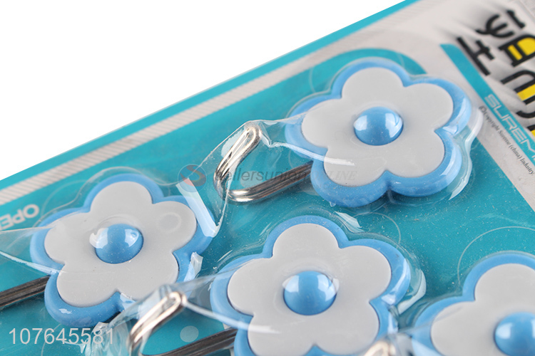 Cute Flower Shape Sticky Hook Multipurpose Adhesive Hook