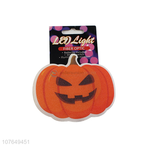 Most popular festival Halloween decoration pumpkin sticker with led light