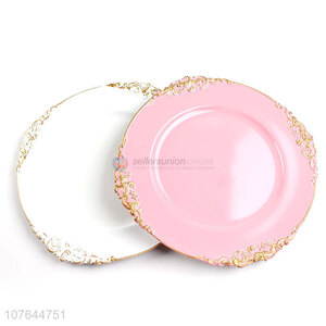 High-value palace pattern retro food plate