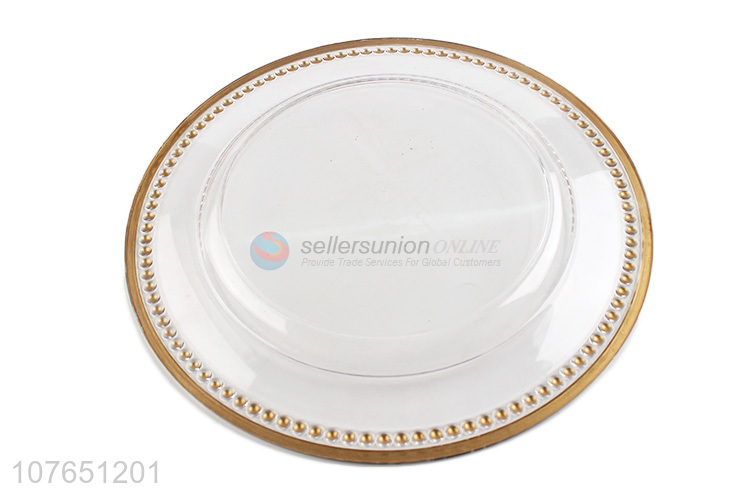 Wholesale Round Plastic Dinner Plate Best Charger Plate