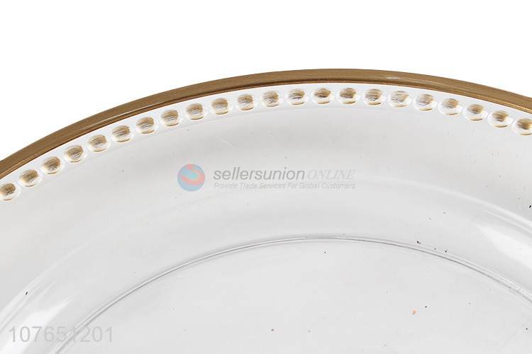 Wholesale Round Plastic Dinner Plate Best Charger Plate