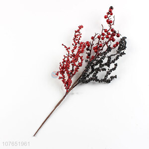 Excellent design red fruit sprigs decoration wreath flower arrangement decoration