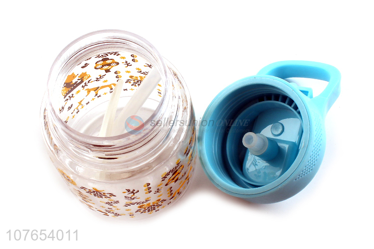 Most popular durable space bottle water bottle with straw