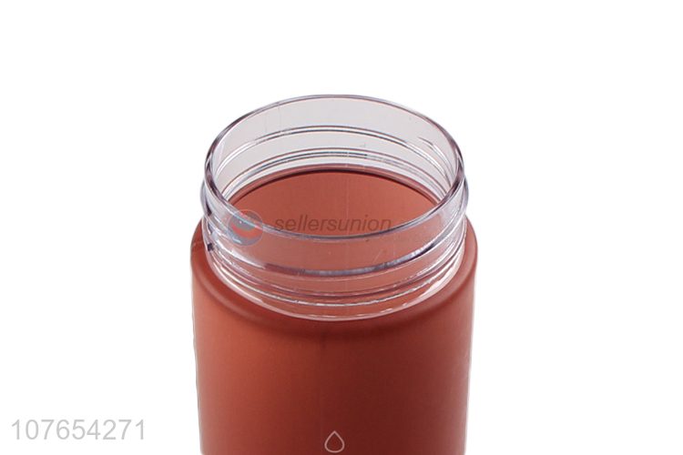 Hot selling fashion eco-friendly motivational water bottle with straw