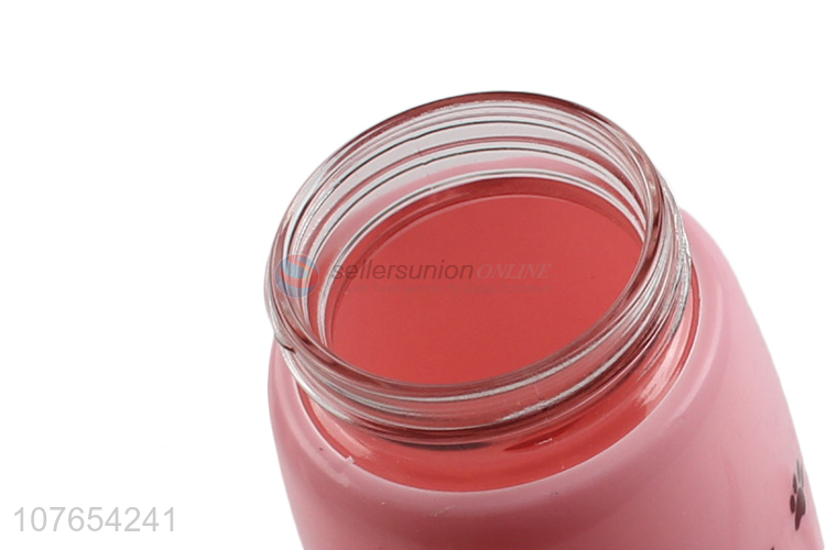 New products fashionable glass drinking bottle water bottle