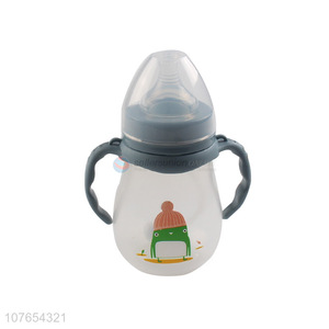 Professional supply baby drinking bottle infant water bottle with straw