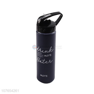 Good sale portable motivational plastic water bottle with straw