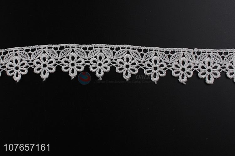 Factory supplier lace trim embroidery with high quality