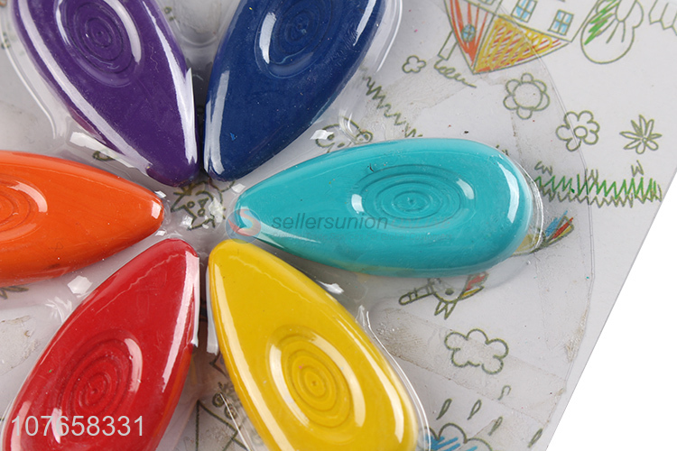 High quality plastic drop-shaped crayon for painting