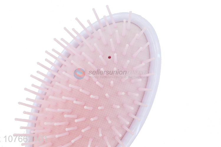 Fashion Style Plastic Handle Oval Massage Hair Brush Wholesale