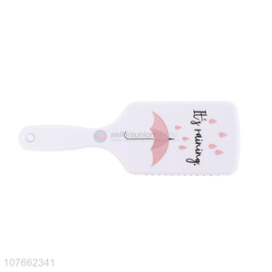 Latest Plastic Soft Scalp Massage Paddle Hair Brush For Sale