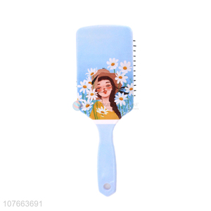 Good Price Plastic Paddle Hair Brush Professional Curly Hair Brush