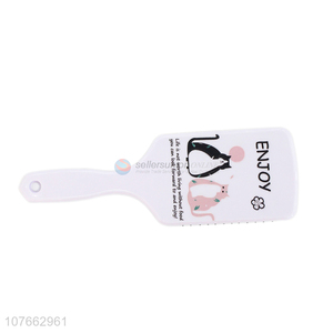 Fashion Style Plastic Paddle Detangling Massage Hair Brush For Women