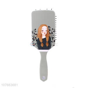 Delicate Design Fashion Massage Paddle Hair Brush Plastic Hair Comb