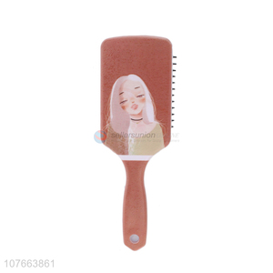 Best Selling Professional Plastic Paddle Massage Hair Brush Hair Comb